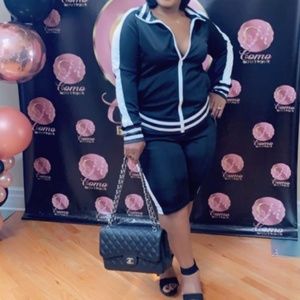 Cut Out Short Set (Black)
